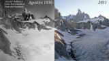 Comparativa histórica de­­­l Glaciar Pollone­­­