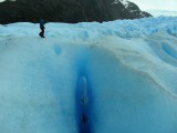 Laberintos de grietas sobre el Glaciar Bernal